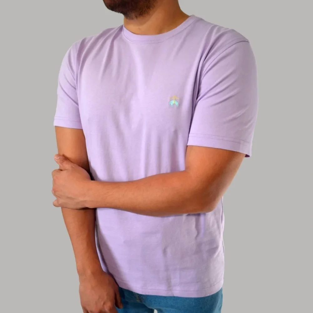Brooks Brothers Men's Crewneck Lavender Medium - Picture 1 of 8